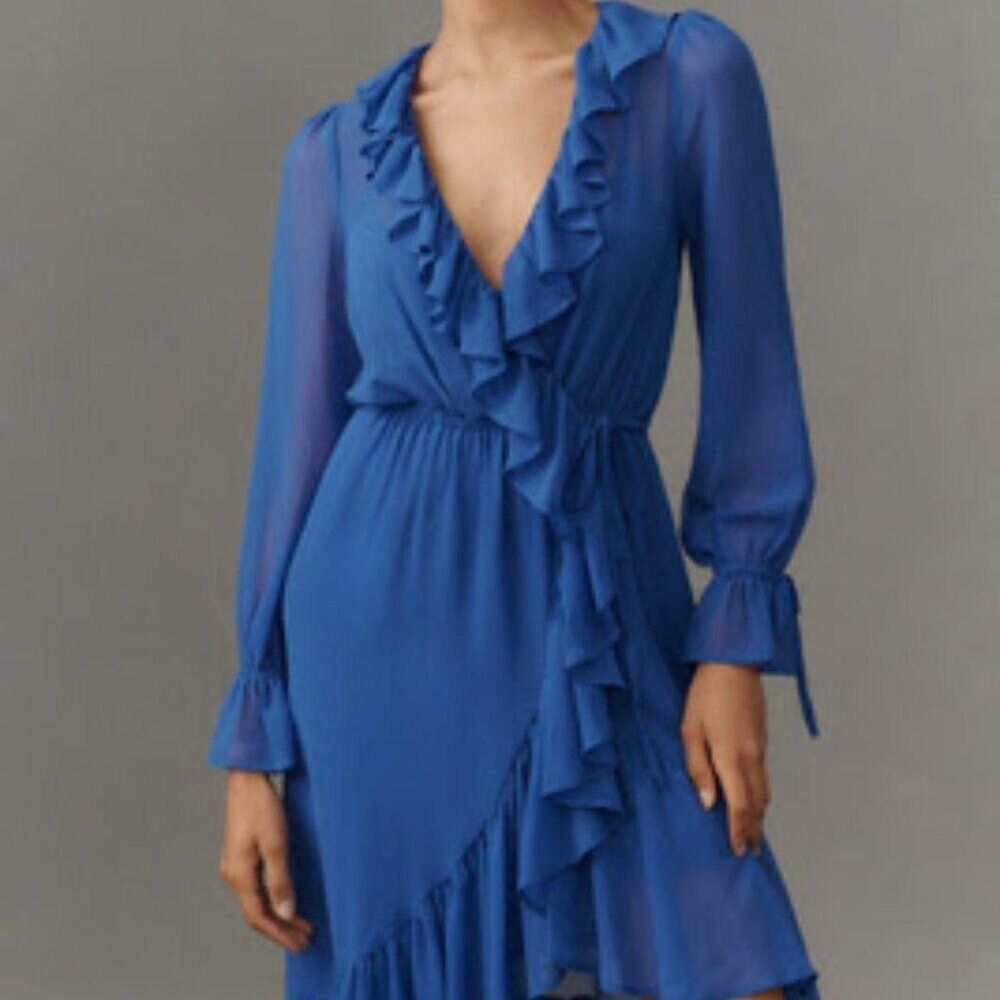 Anthropologie Women's Blue Dress